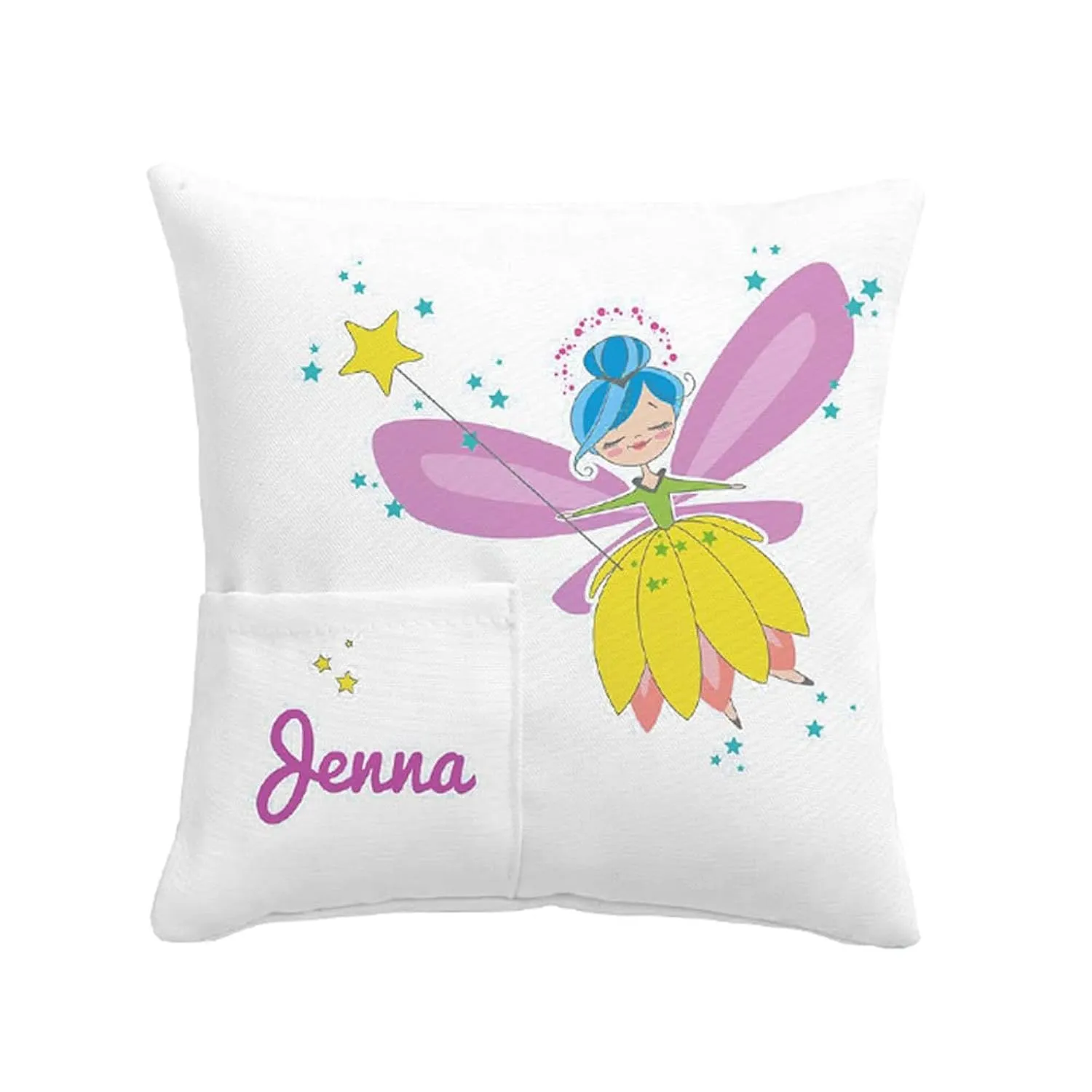 10 Pack Sublimation Tooth Fairy Pillowcase, Sublimation Blank White Linen Toot