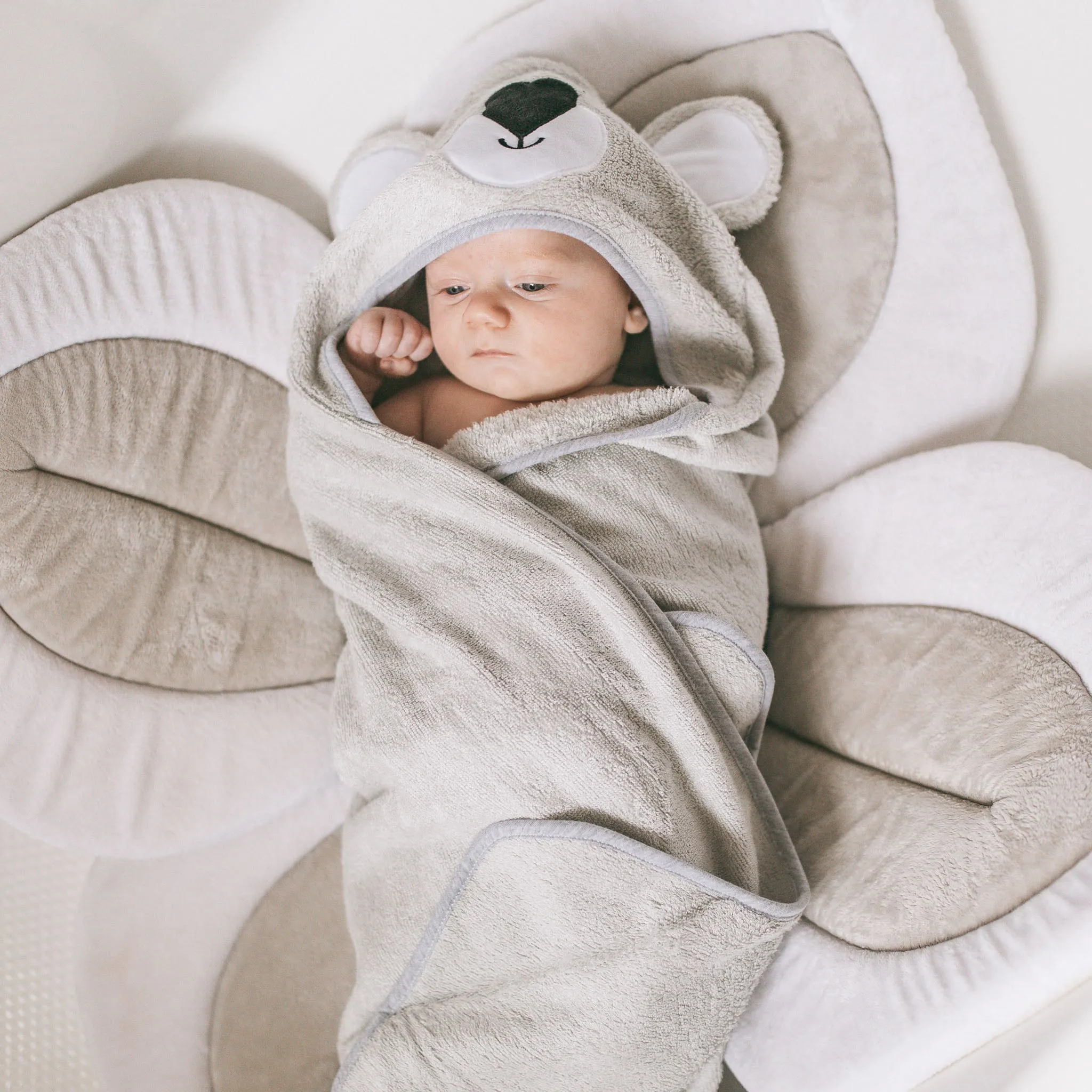 100% Bamboo Hooded Towel - Koala