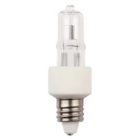 100 Watt T4 Halogen Single-Ended Clear E11 (Mini-Can) Base, 12 Volt, Card