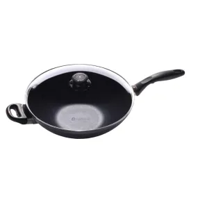 12.5" (5.3-Quart) Wok with Lid and Tempura Rack