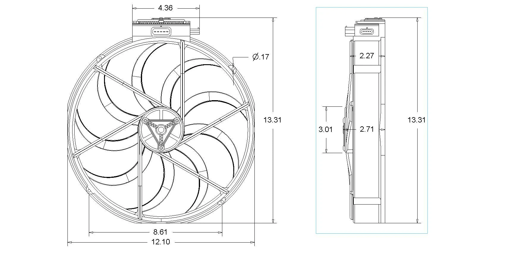 12" Brushless Fan Kit