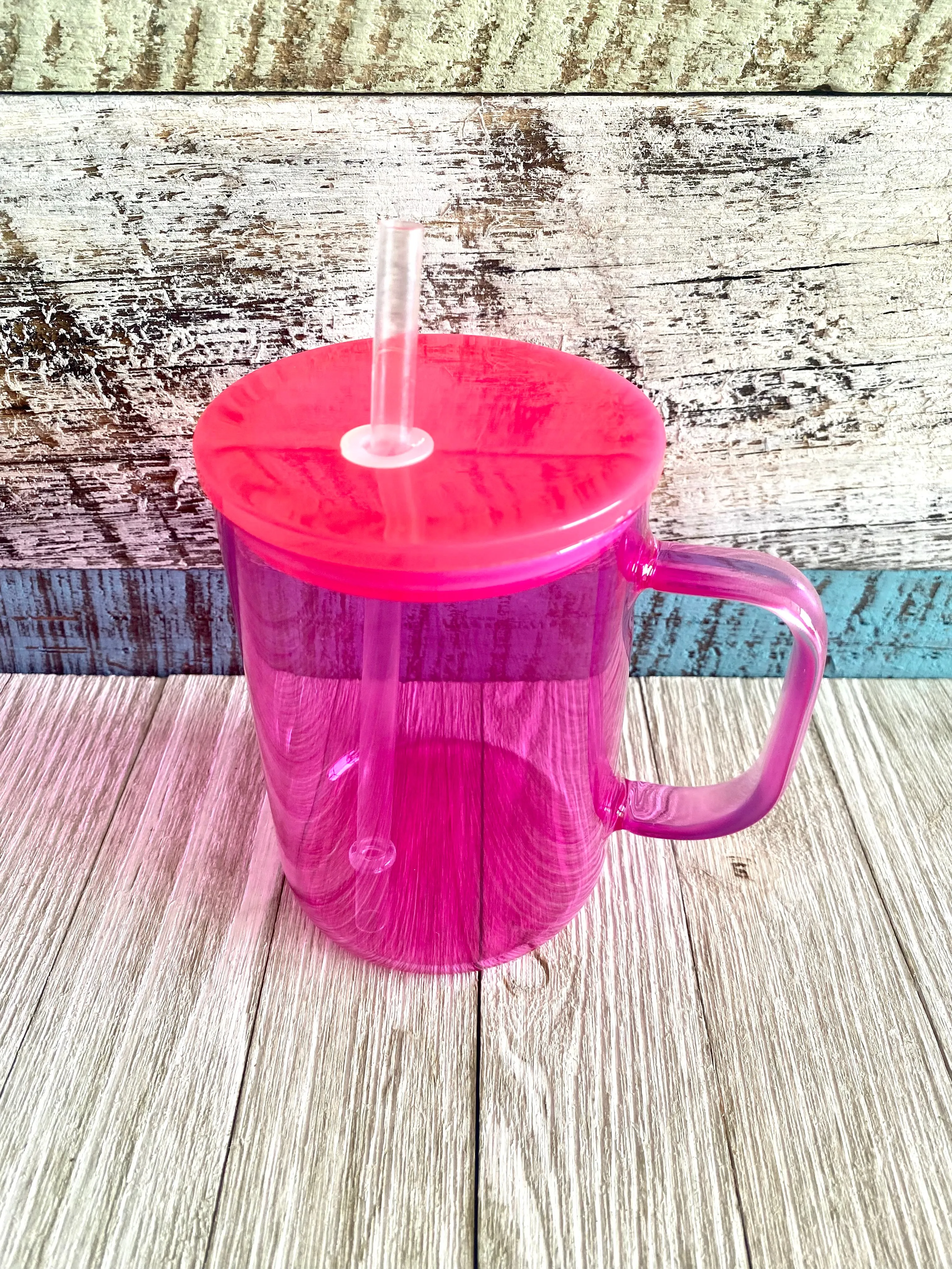 15oz Transparent Jelly Colored Glass Cups