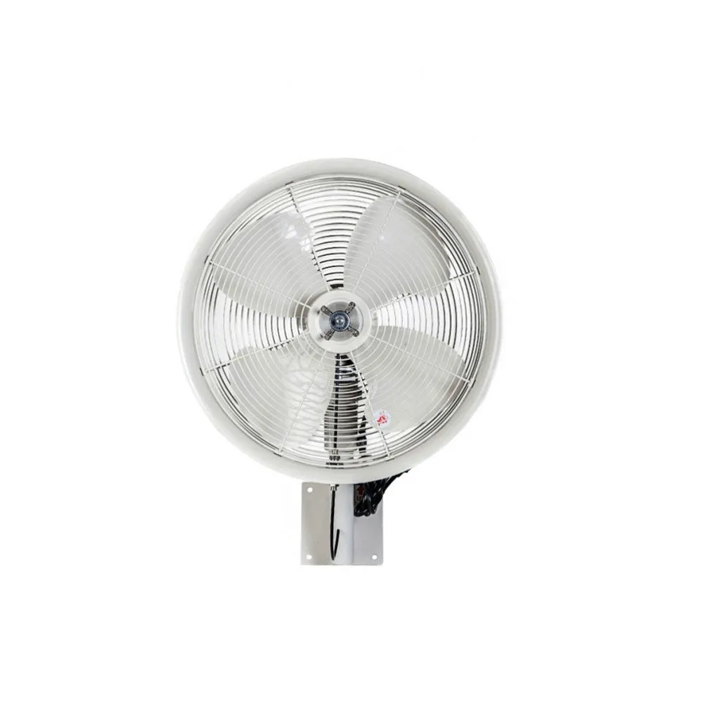 18″ Oscillating Misting Fan - 5 Nozzle Mist Hub - Available In Black And Almond