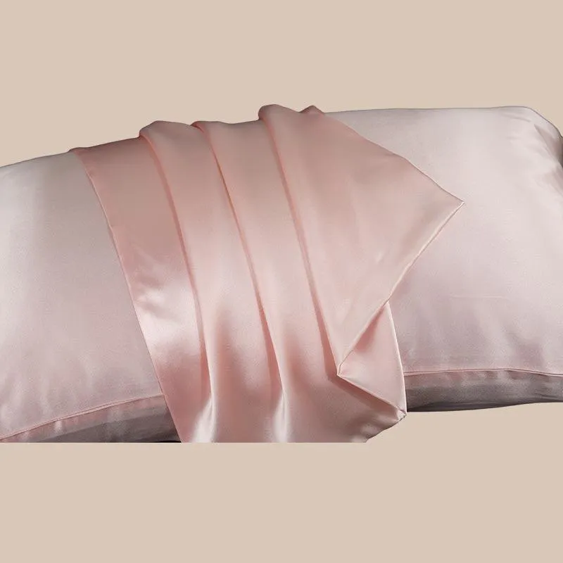 22 Momme silk pillowcase - Pink - Dropshipping