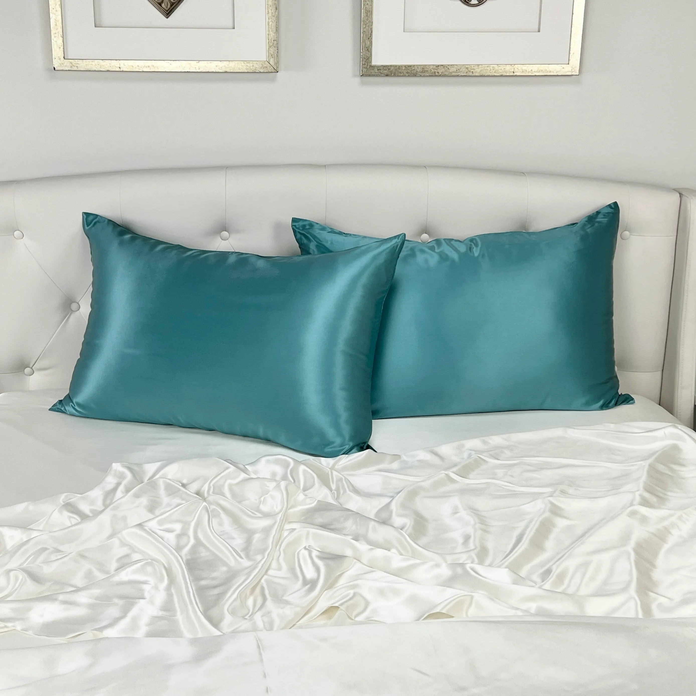 22 Momme Silk Pillowcase - Teal