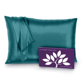 22 Momme Silk Pillowcase - Teal