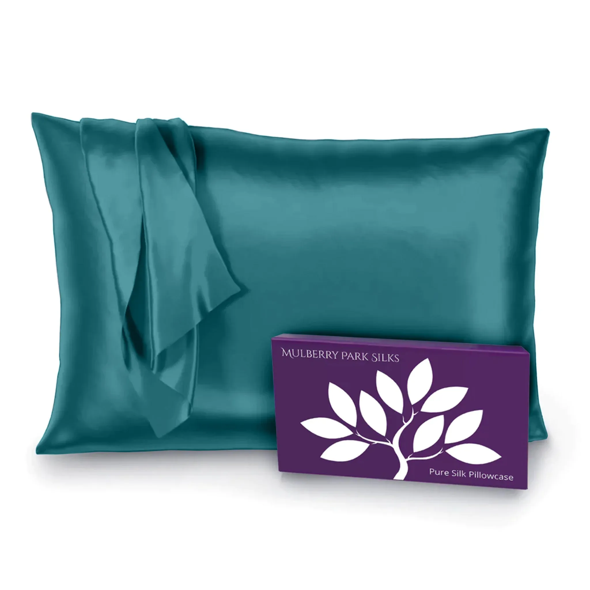 22 Momme Silk Pillowcase - Teal