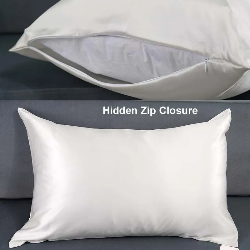 25 Momme Silk Pillowcase - Hidden zip - Standard size - custom and wholesale