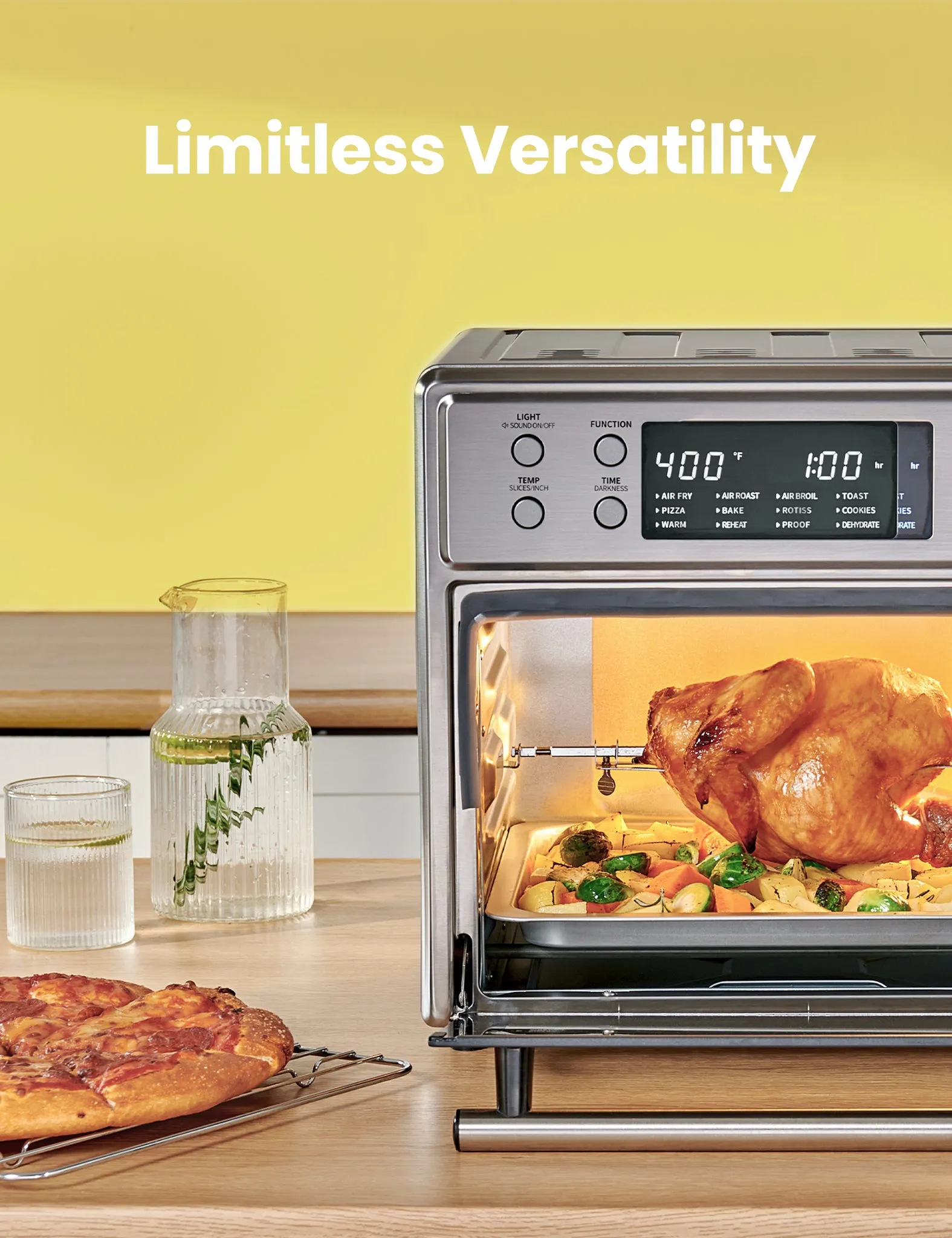 25L Air Fryer Toaster Oven Combo