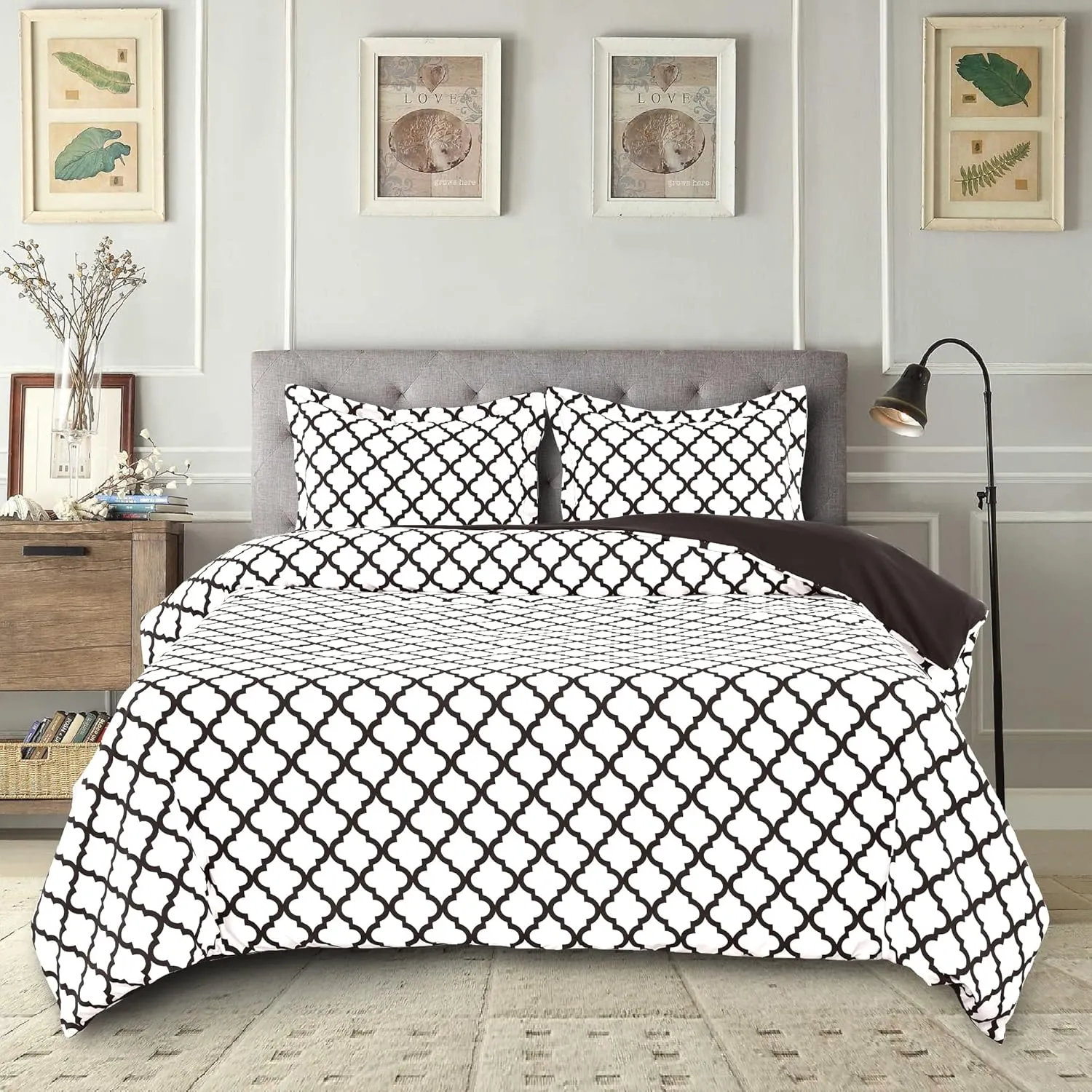 3-Piece Duvet Cover Set Ultra Soft