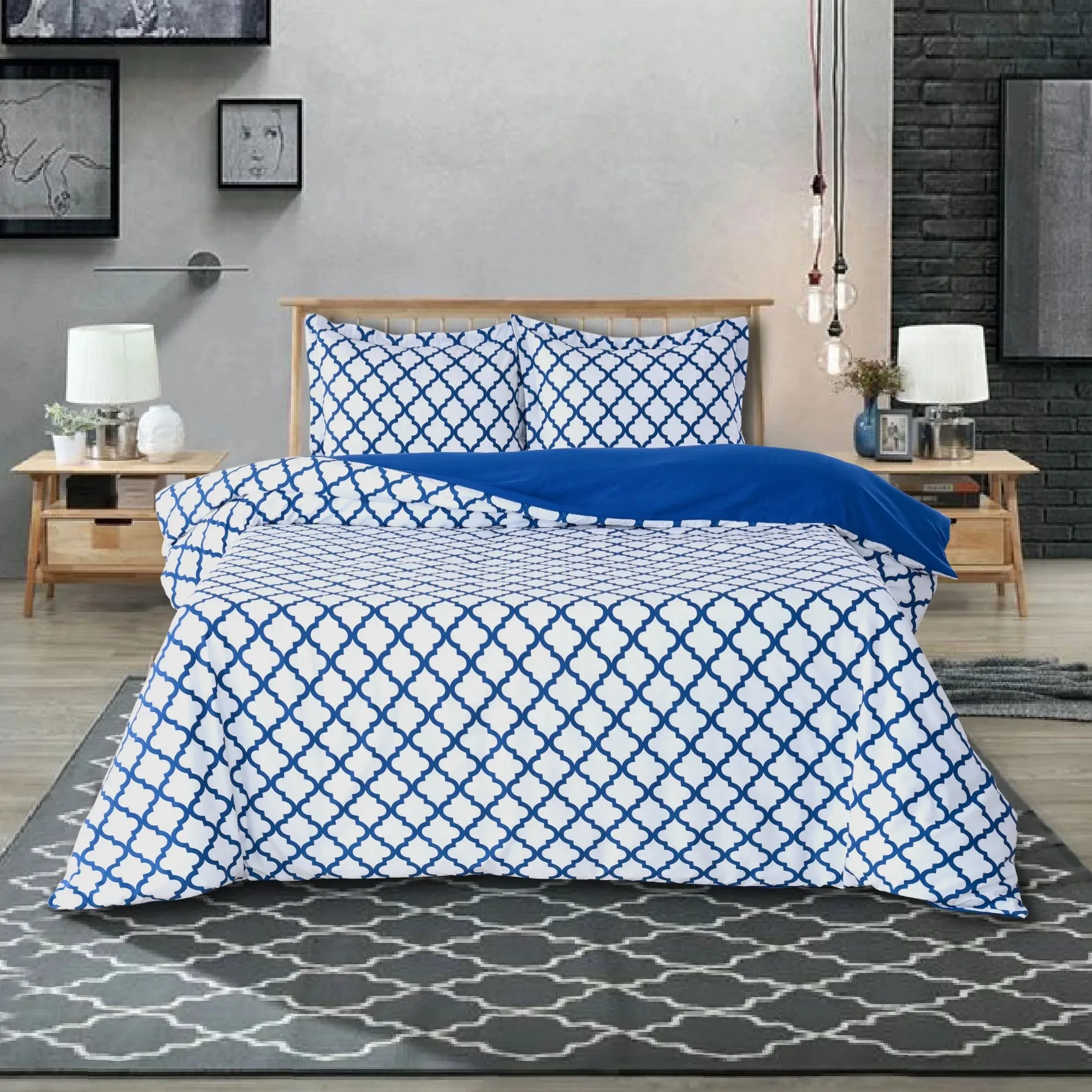 3-Piece Duvet Cover Set Ultra Soft