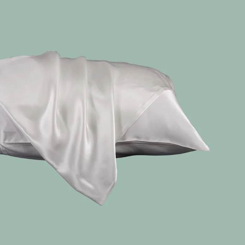 30 Momme silk pillowcase - White - Dropshipping