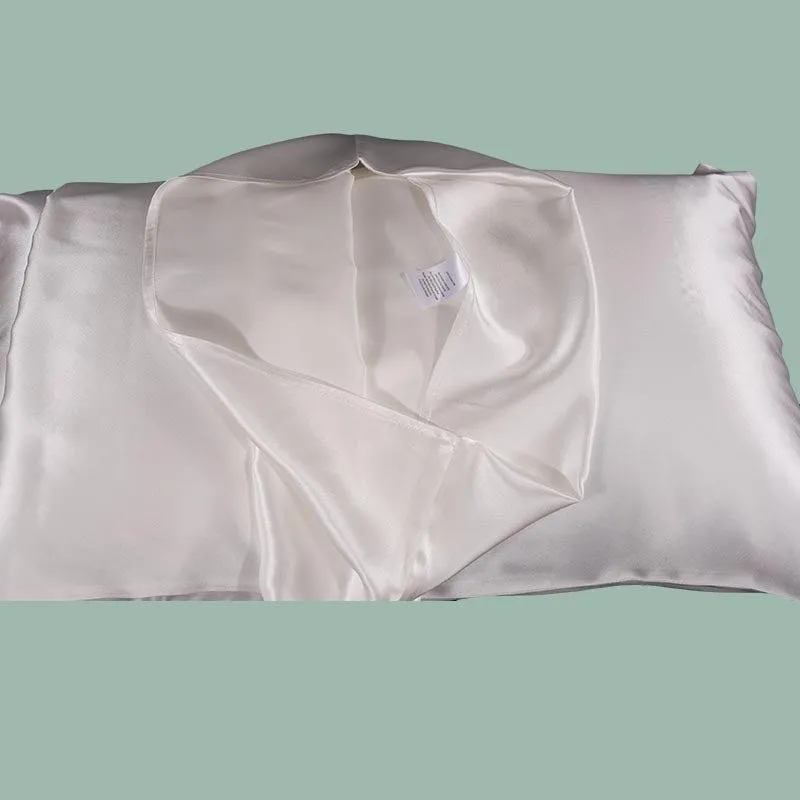 30 Momme silk pillowcase - White - Dropshipping