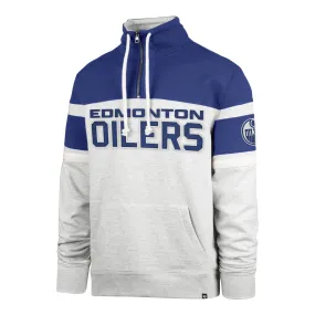 '47 Brand Men's NHL Edmonton Oilers Bay Ridge 1/4 Zip Fleece