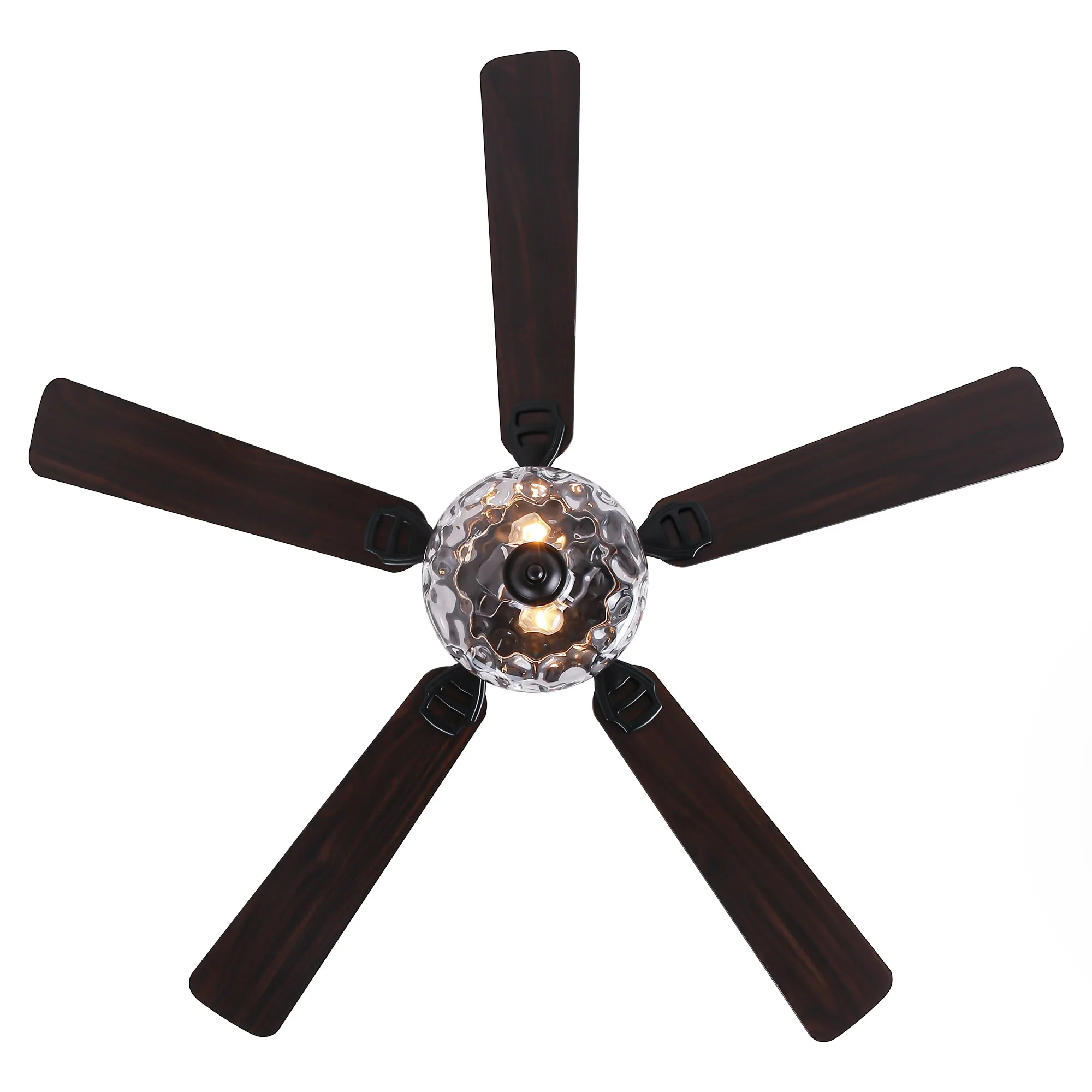 52" 5 Blades DC Motor Modern Flush Mount Ceiling Fan