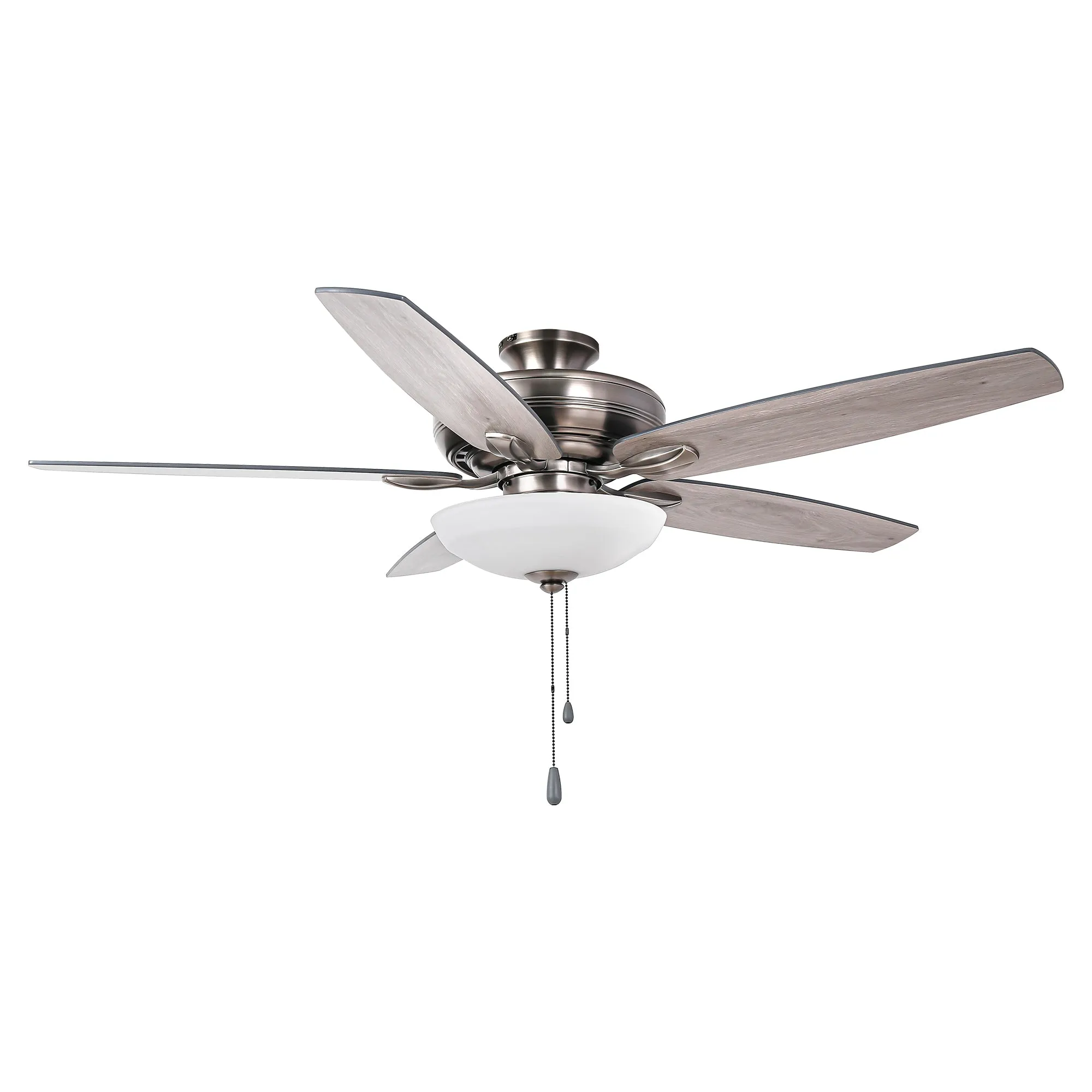 52" Traditional Pull Chain 5 Blades Ceiling Fan with Light