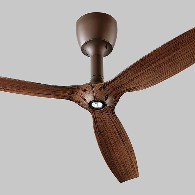 60"Ceiling Fan from the Alpha Collection in Oiled Bronze Finish by Oxygen