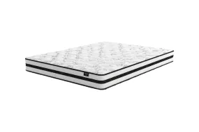 8 Inch Chime Innerspring White Full Mattress in a Box