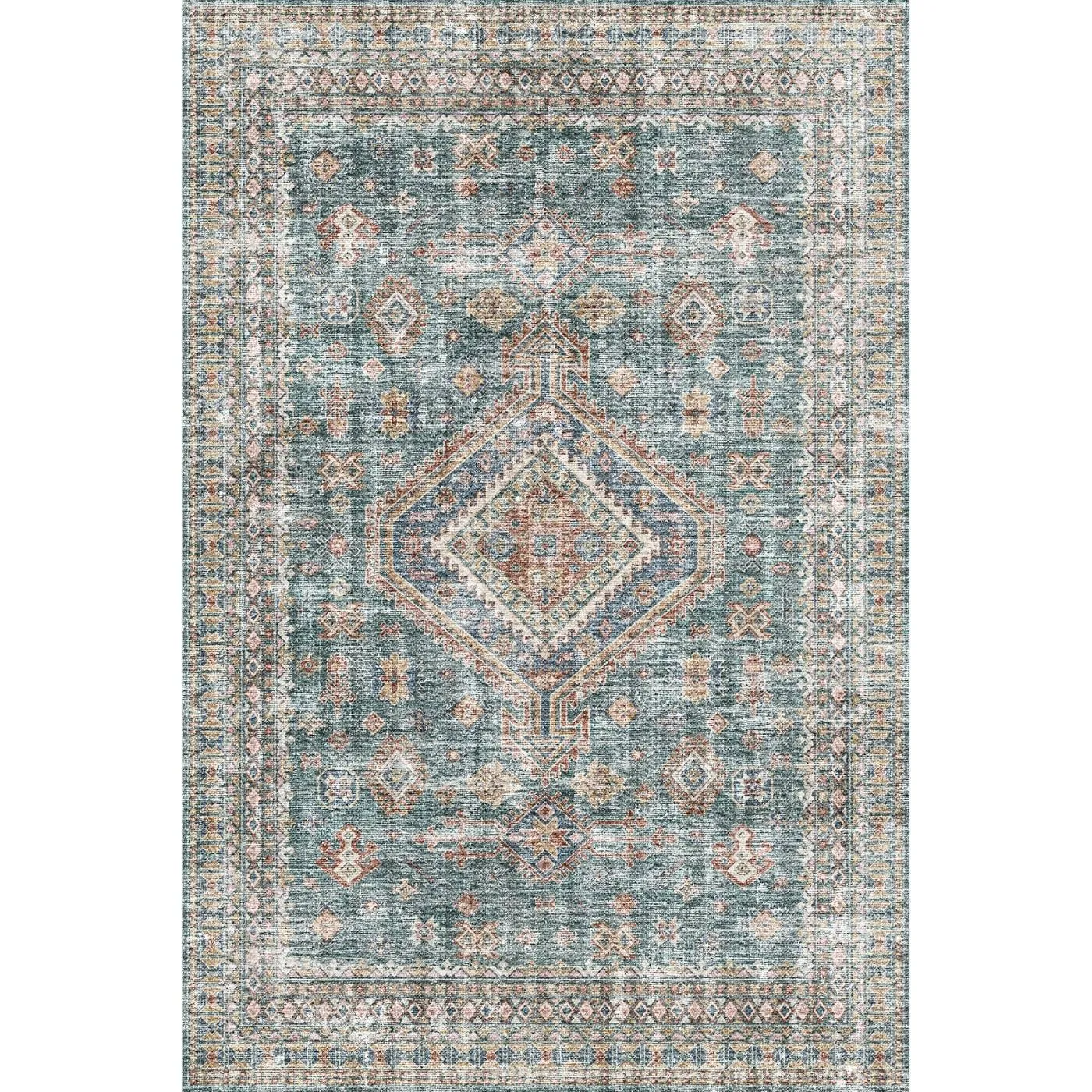 Abrama Green Rug