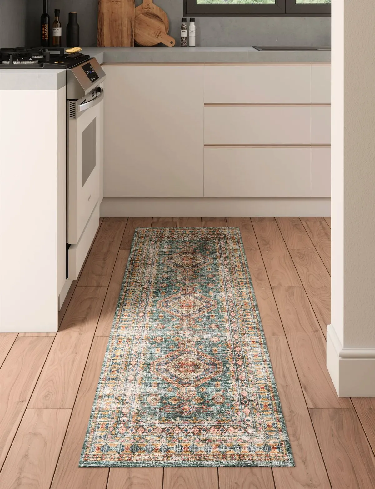 Abrama Green Rug