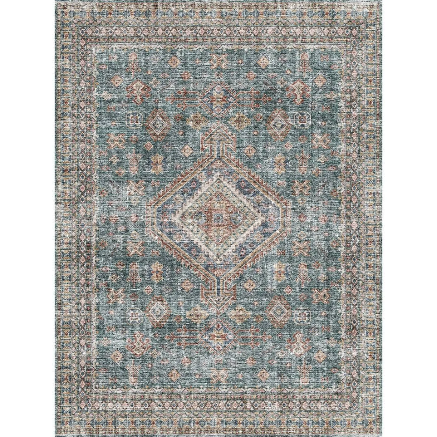 Abrama Green Rug