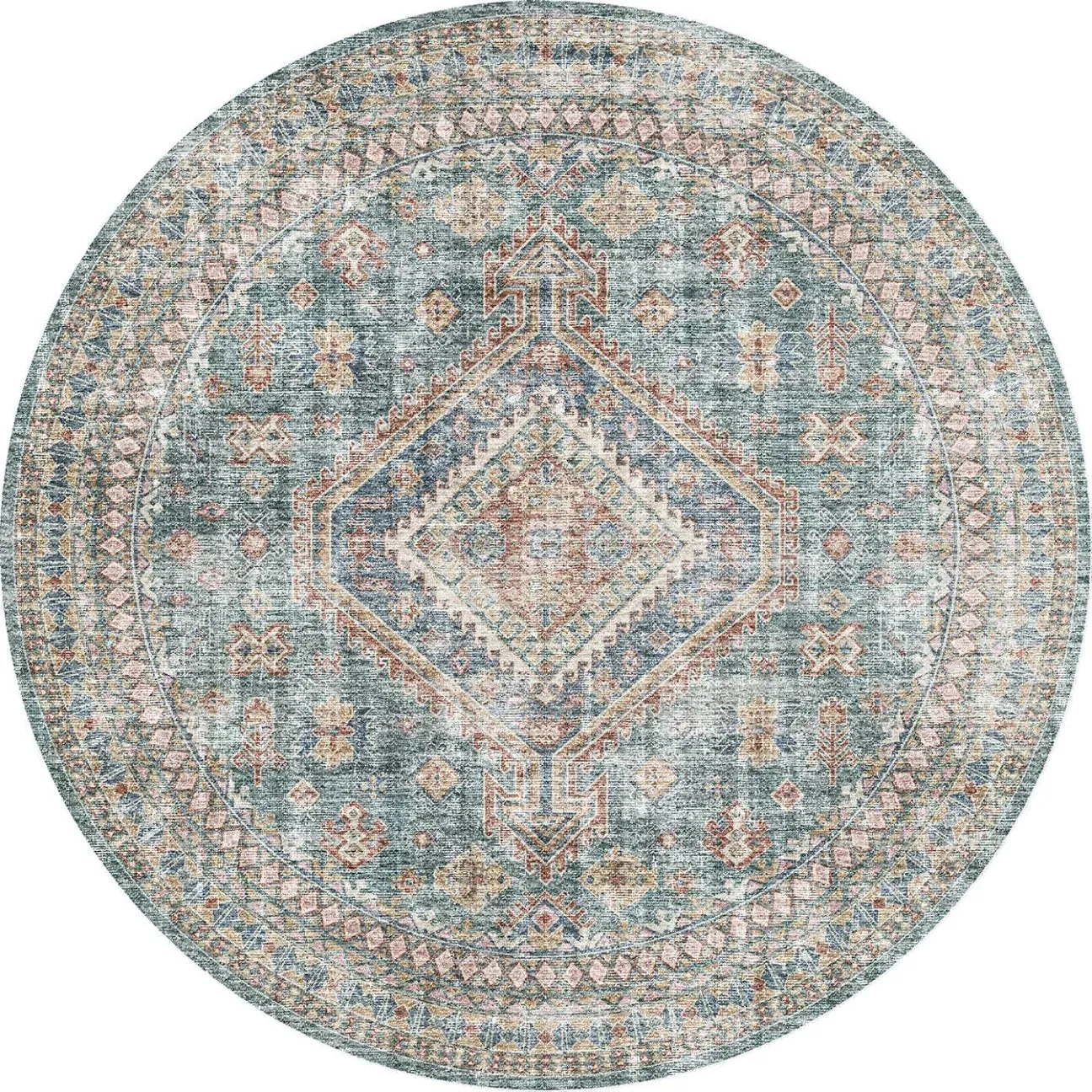 Abrama Green Rug