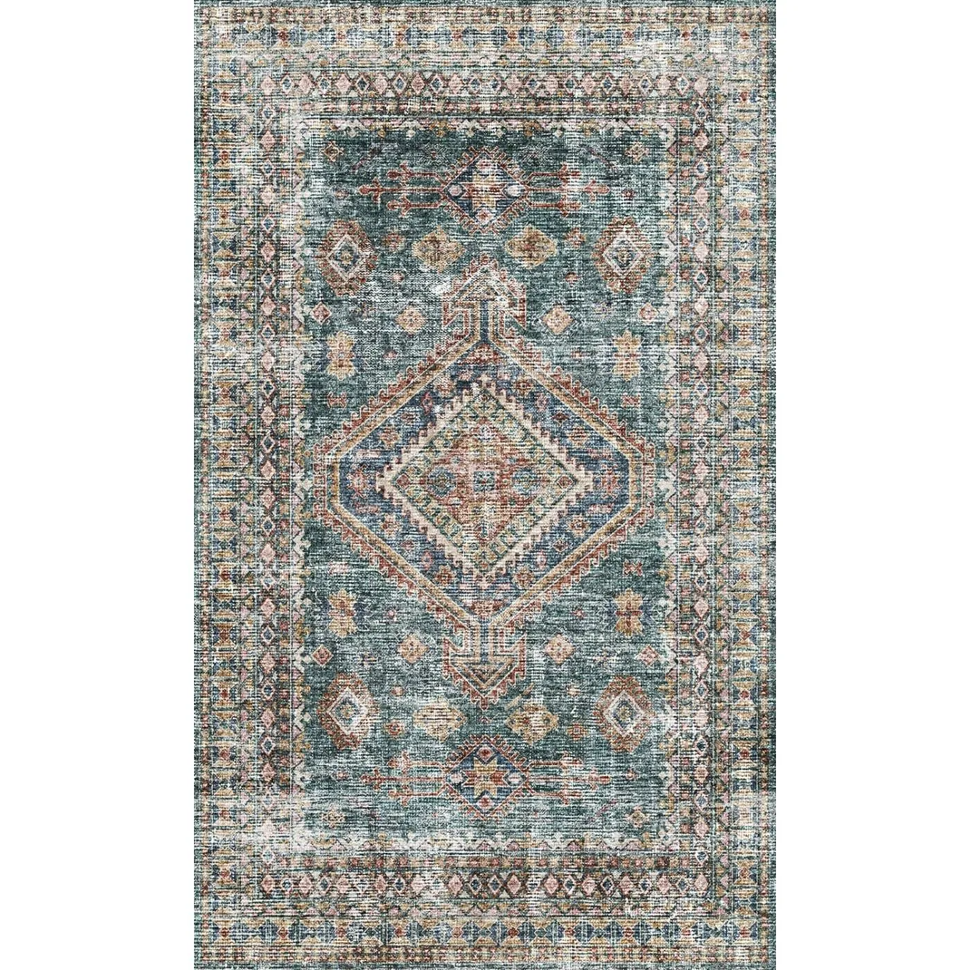 Abrama Green Rug