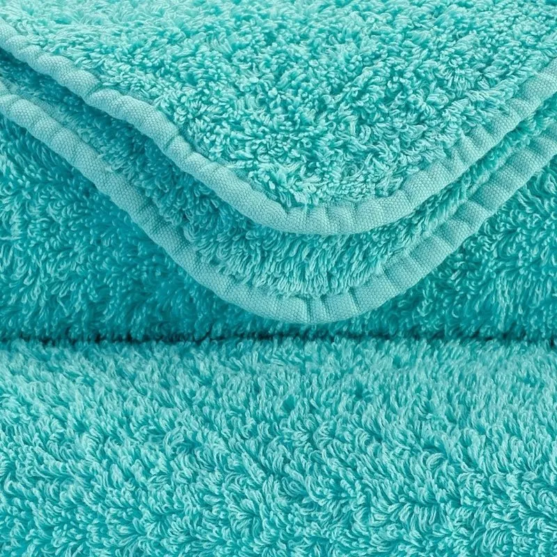 Abyss Super Pile Euro Guest Towel 17X24 Turquoise 370