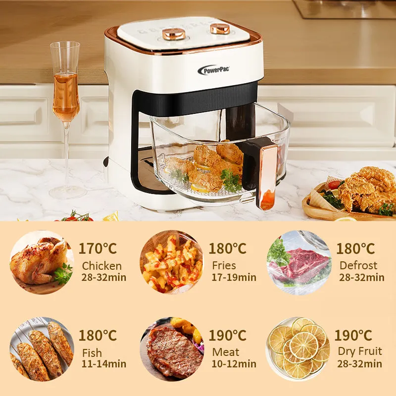 Air Fryer 4.8L with Tempered Glass Basket (PPAF345)