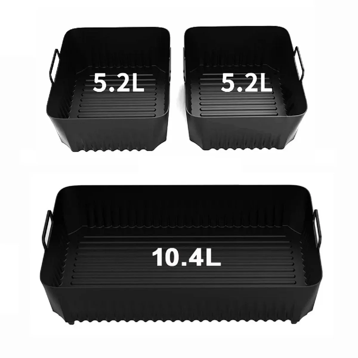 Air Fryer Rectangle Silicone Liners