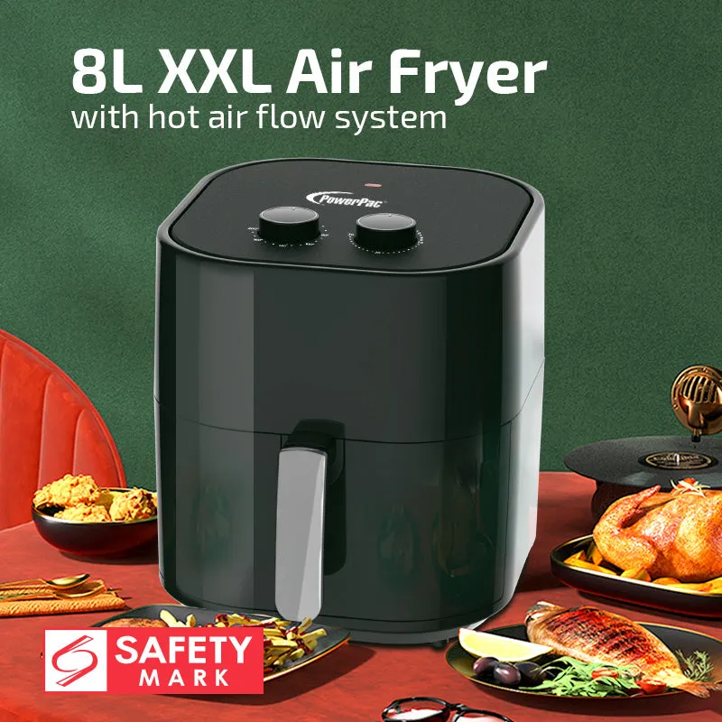 Air Fryer XXL 8L with Hot Air Flow System (PPAF676)