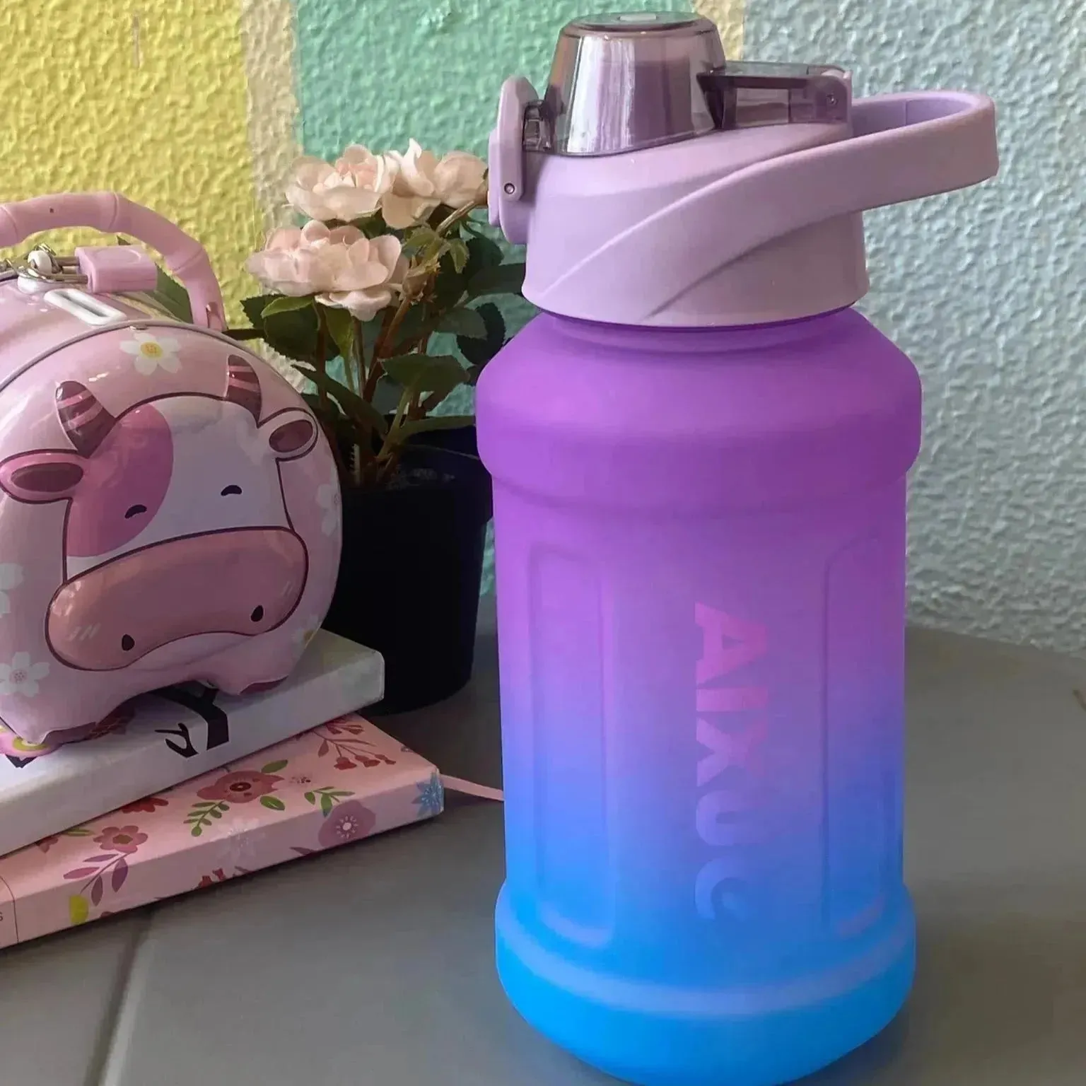 Aixue Motivational Water Bottle (1100 ml)