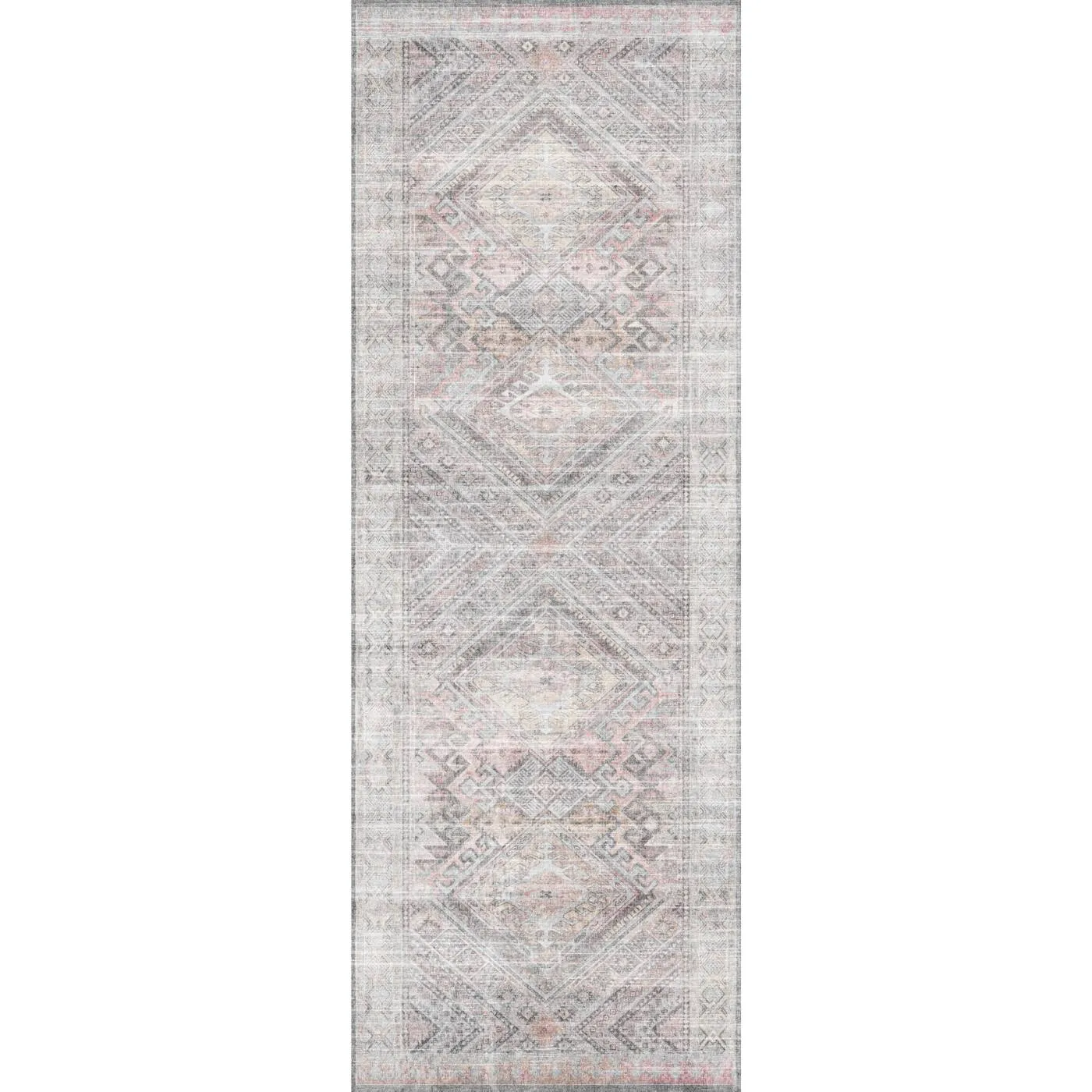 Alexa Silver Pink Purple Rug