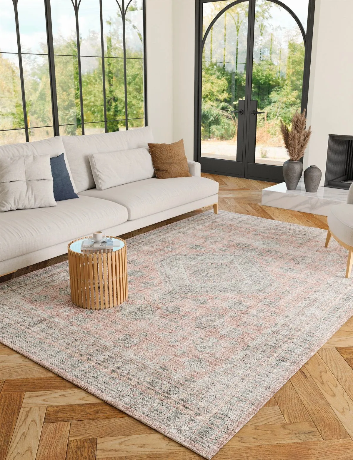 Alina Red Brick Rug - Second Love