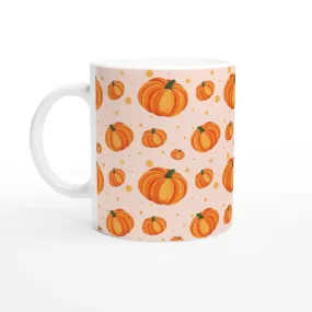 All-Over Pumpkin Print Ceramic Mug – Cozy Fall Vibes