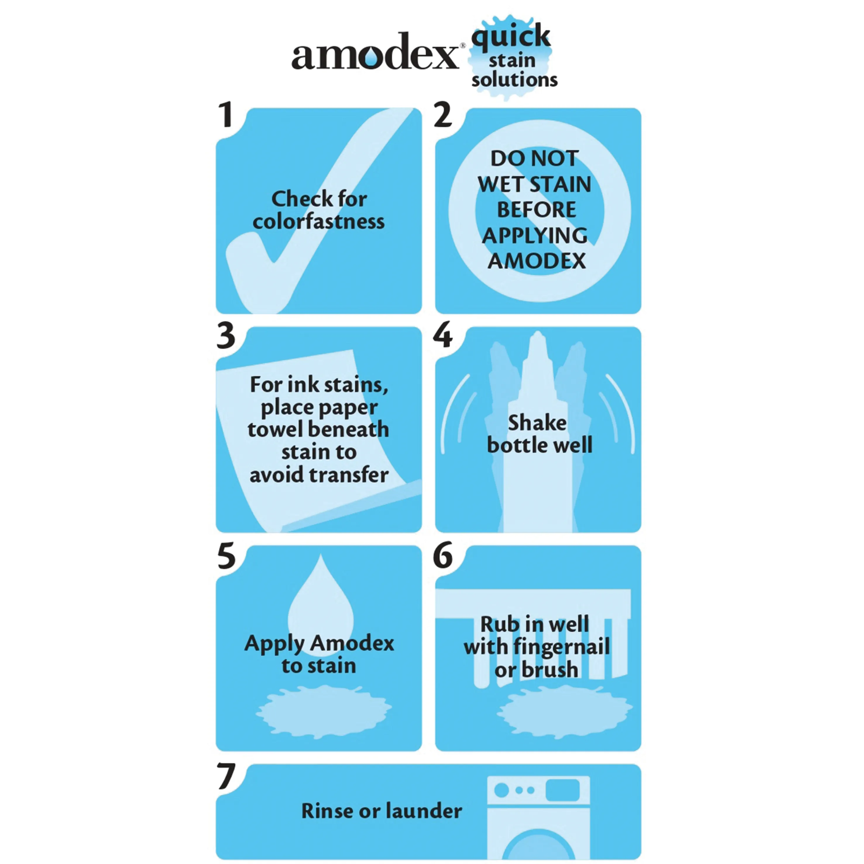 Amodex Ink and Stain Remover - 1 oz.