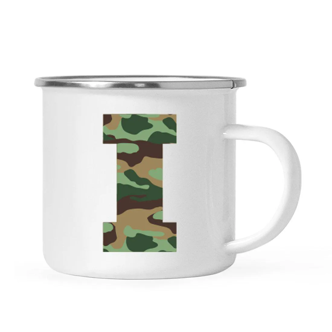 Andaz Press 11oz Army Military Camouflage Monogram Campfire Coffee Mug