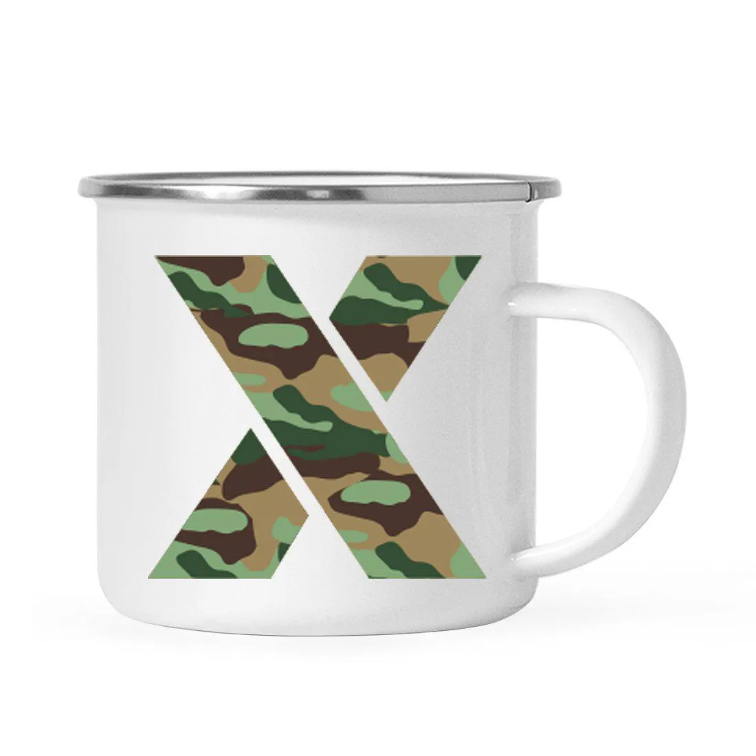 Andaz Press 11oz Army Military Camouflage Monogram Campfire Coffee Mug