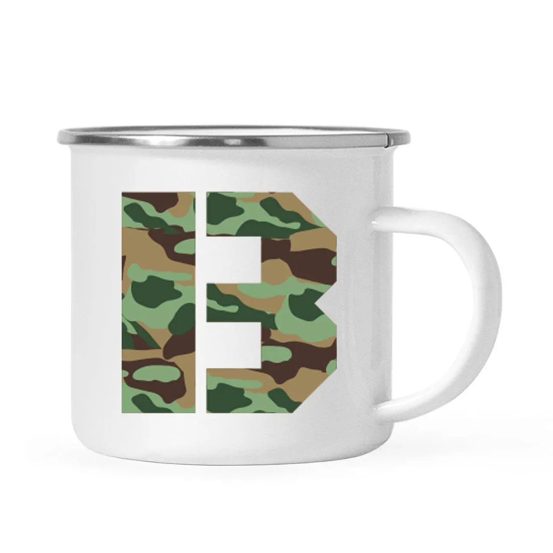 Andaz Press 11oz Army Military Camouflage Monogram Campfire Coffee Mug