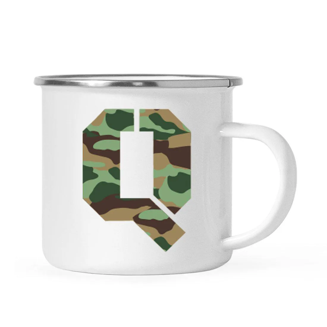 Andaz Press 11oz Army Military Camouflage Monogram Campfire Coffee Mug