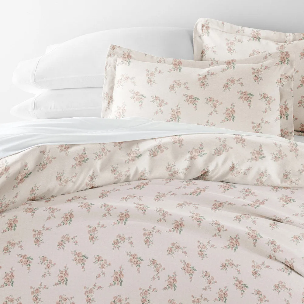 Apricot Pattern 3-Piece Duvet Cover Set