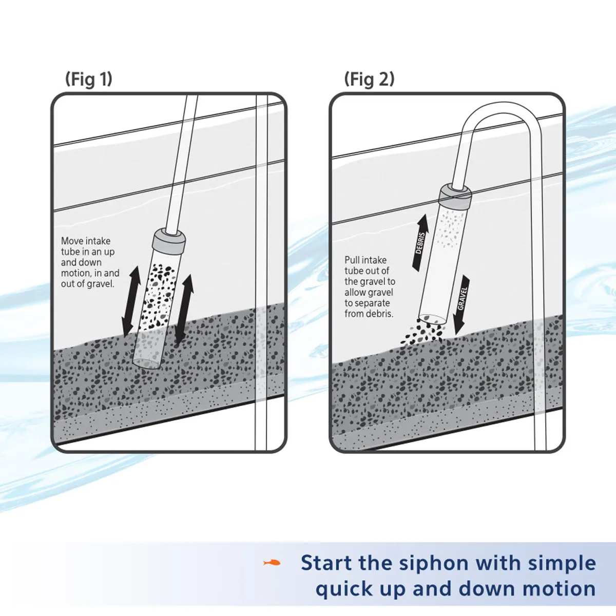 Aqueon Siphon Vacuum Gravel Cleaner Large 16 inch