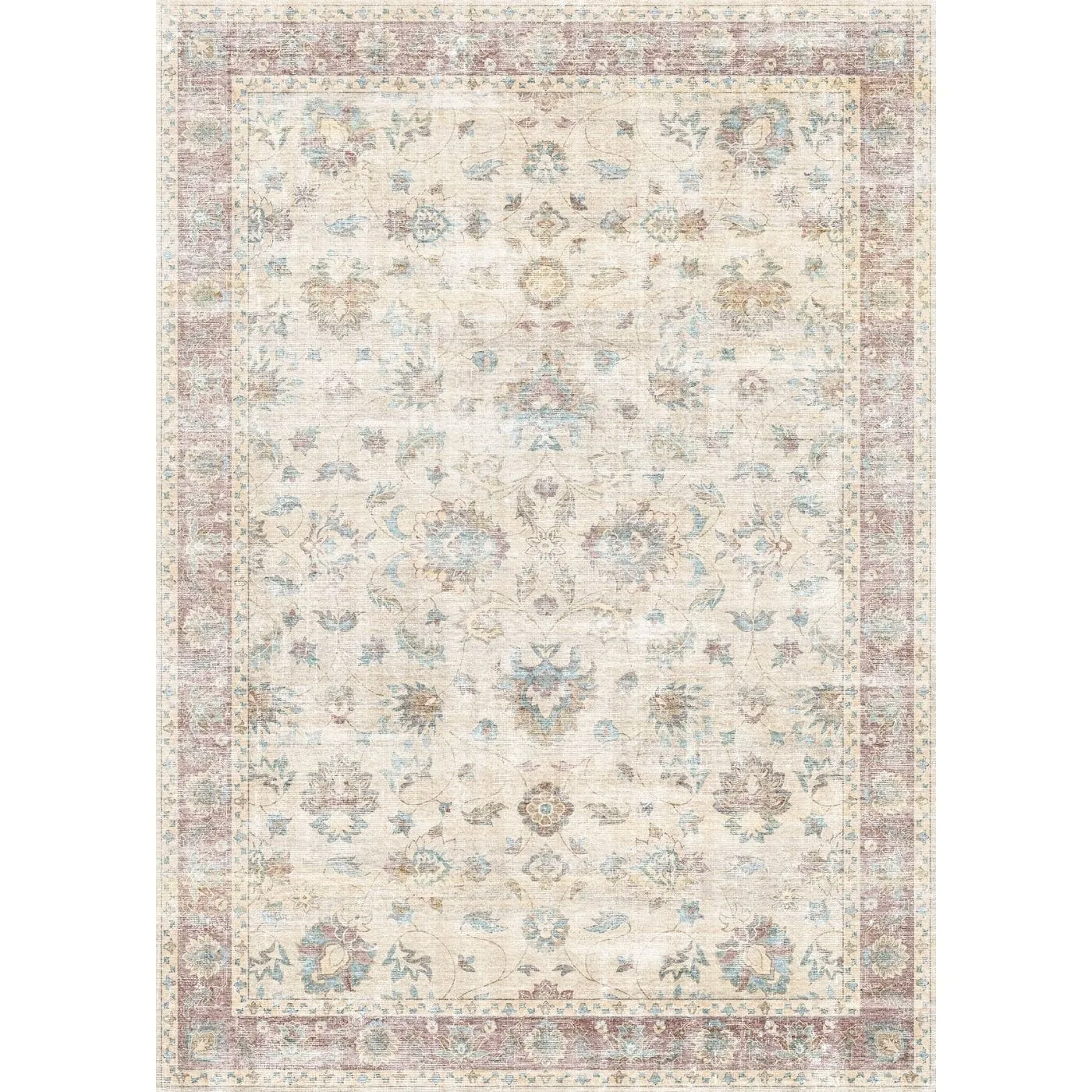 Aria Yellow Rose Lagoon Rug - Second Love