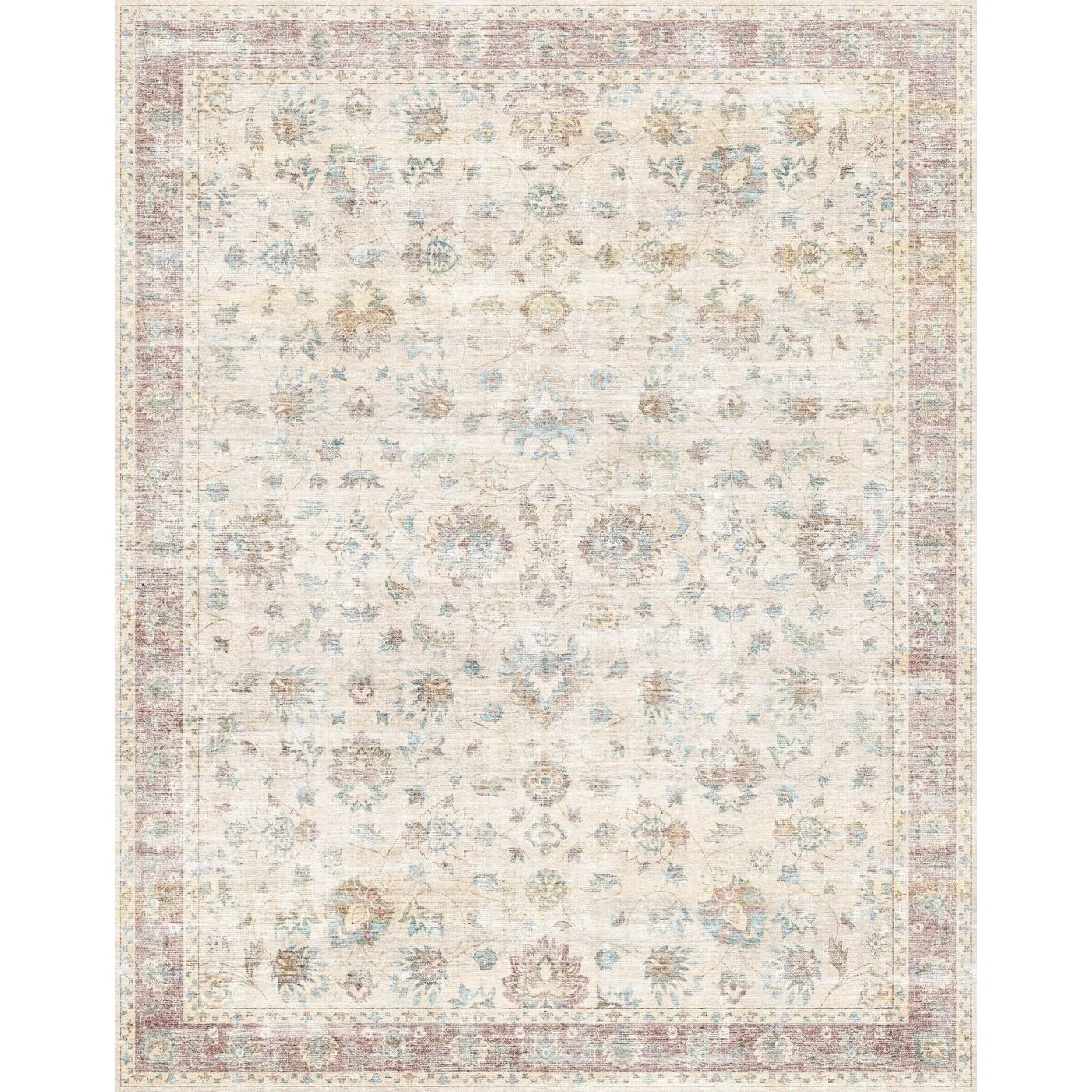 Aria Yellow Rose Lagoon Rug - Second Love