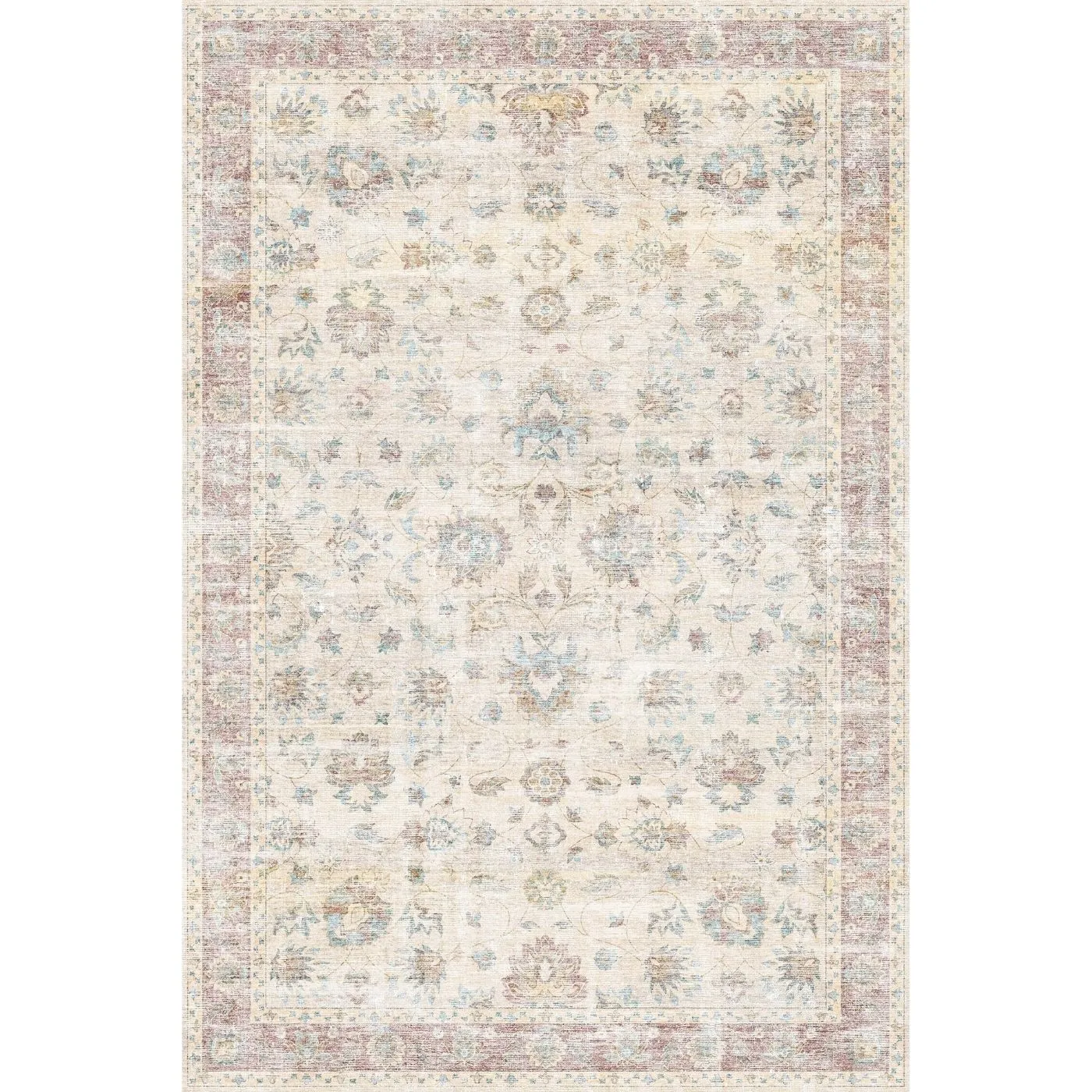 Aria Yellow Rose Lagoon Rug - Second Love