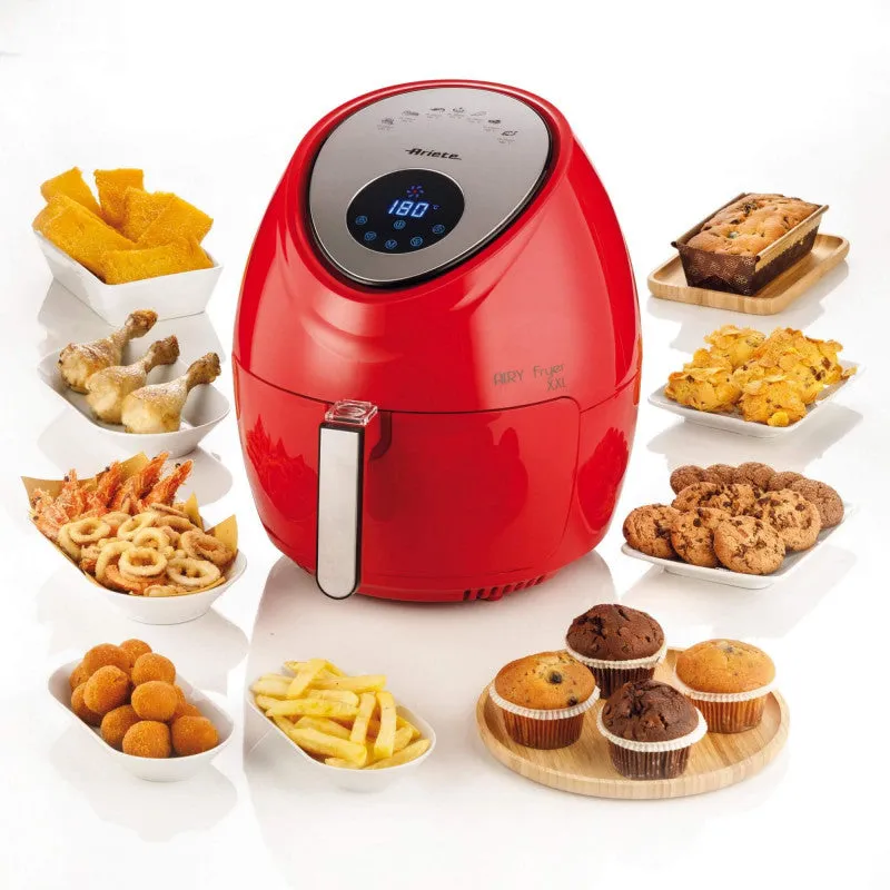 Ariete, 4618 Digital Airfryer XXL, 5.5 L, Red