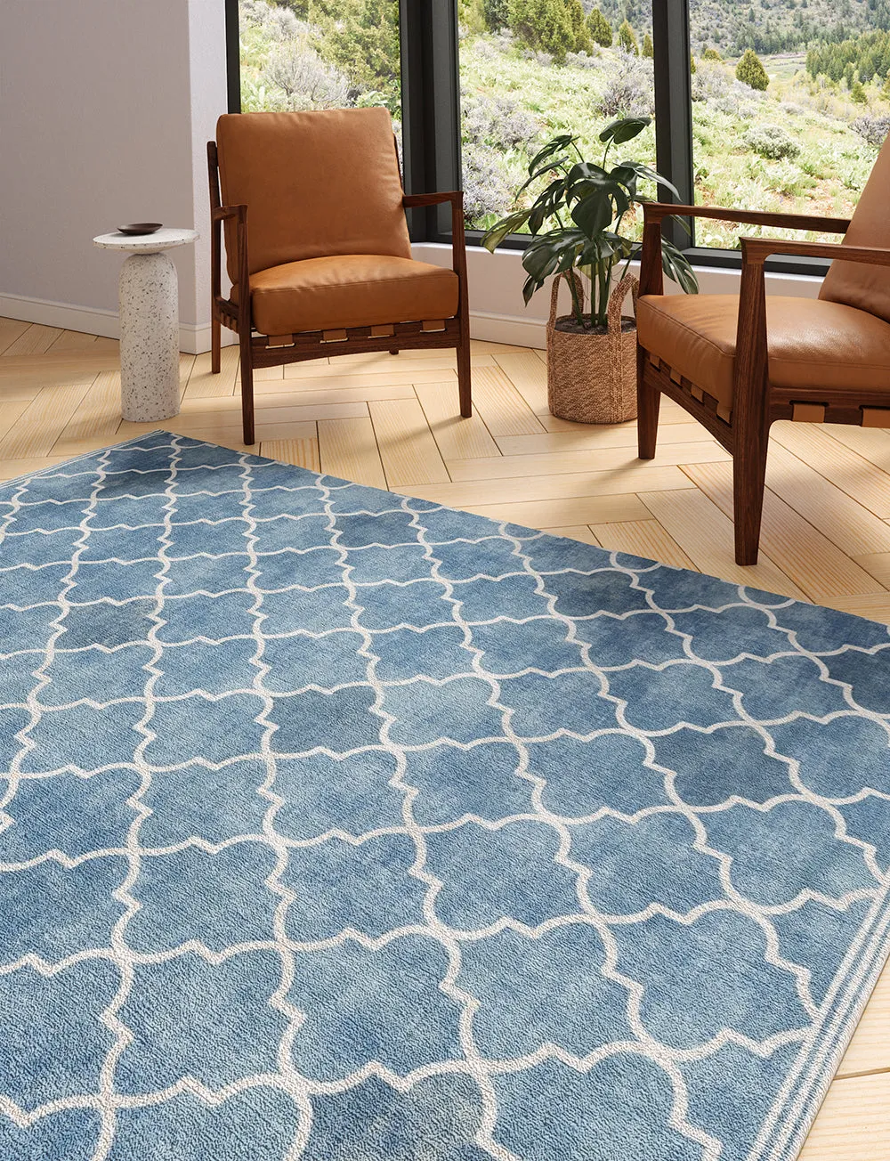 Atlas Blue Rug