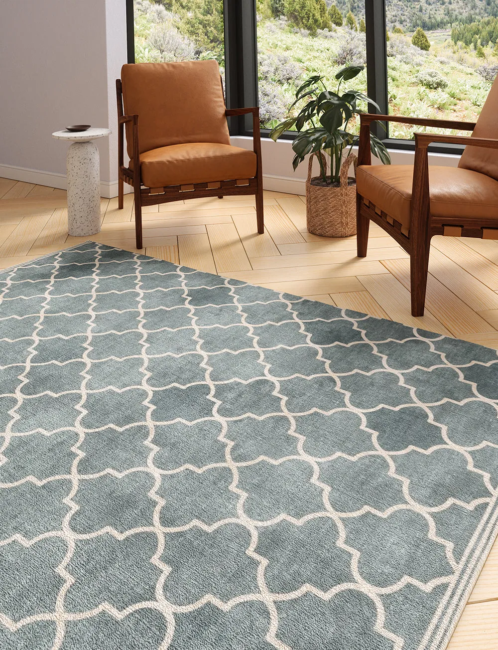 Atlas Slate rug