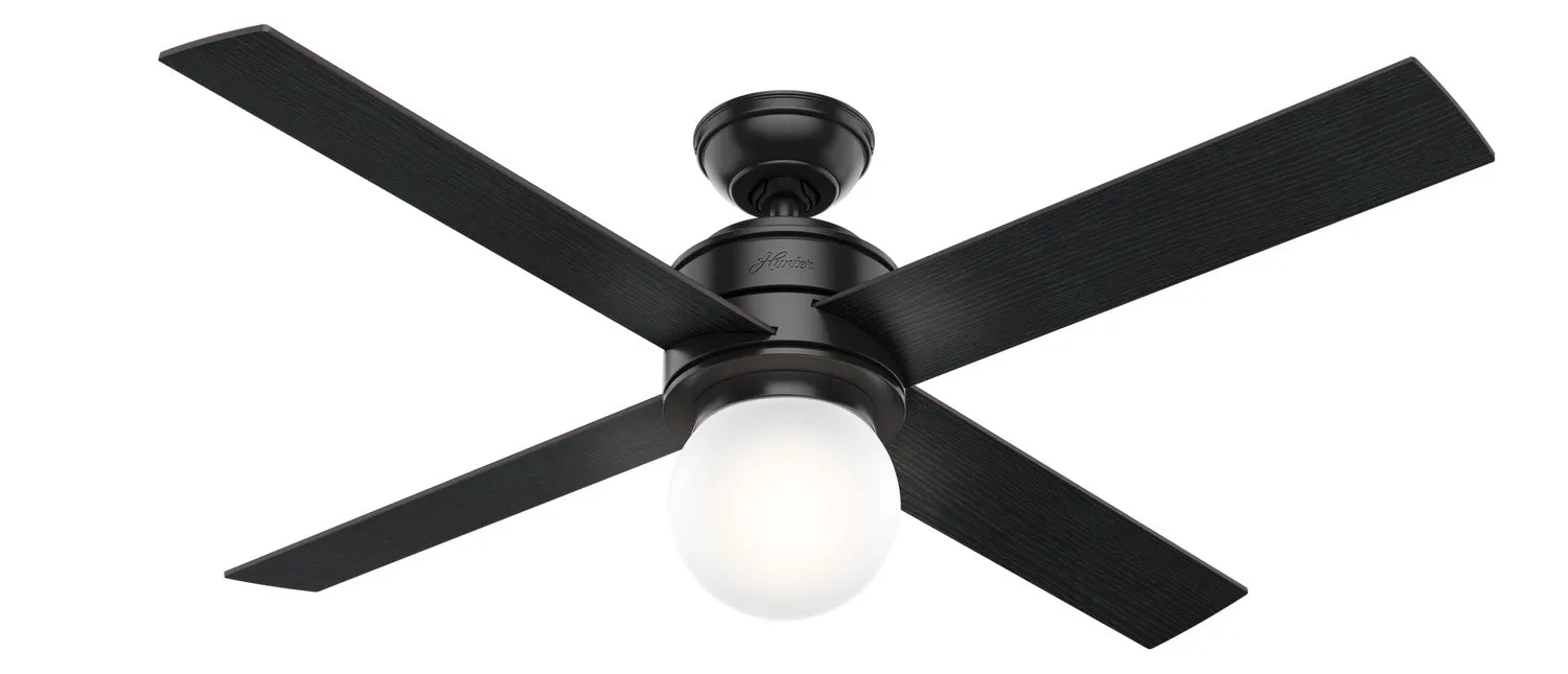 Audrey 52" Ceiling Fan in Matte Black