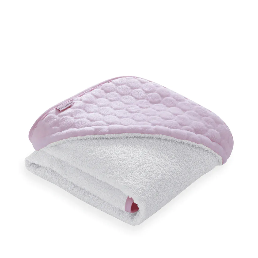 Baby Bathtime Pink Hooded Baby Towel